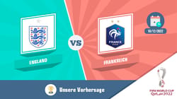 🏴󠁧󠁢󠁥󠁮󠁧󠁿 England – Frankreich 🇫🇷 : Vorhersage