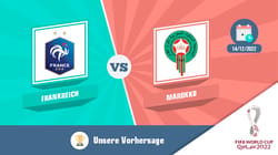 🇫🇷 Frankreich – Marokko 🇲🇦 : Vorhersage
