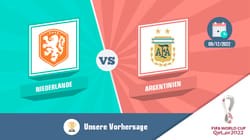 🇳🇱 Niederlande – Argentinien 🇦🇷 : Vorhersage