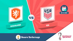 🇳🇱 Niederlande – USA 🇺🇸 : Vorhersage