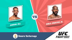 Ufc fight night jamahal hill khalil rountree jr