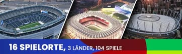 Fussball WM Spielorte